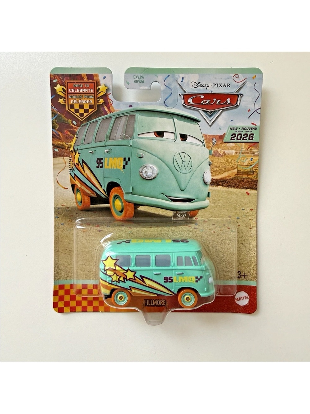Disney Pixar Cars Fillmore Race To Celebrate Diecast 20th Mattel 2026 NIB